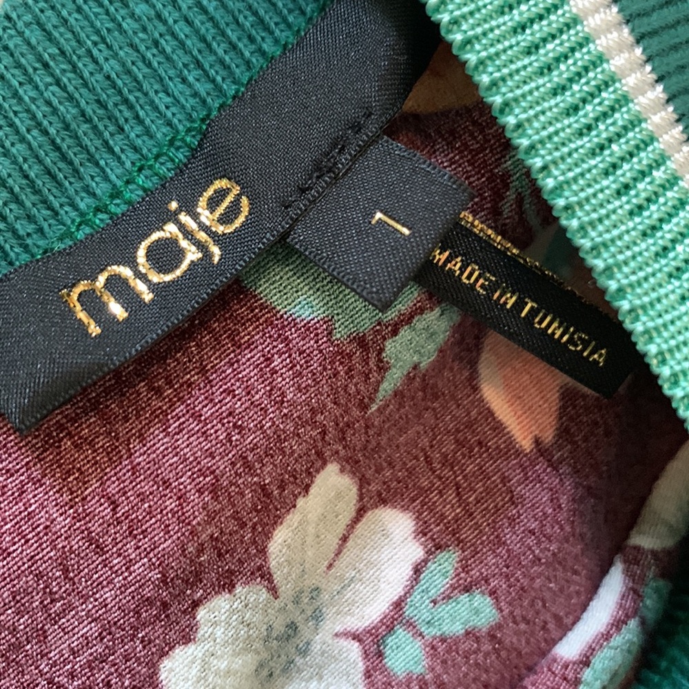 Maje Roskea Floral Smocked Mini Dress - Picture 11 of 14
